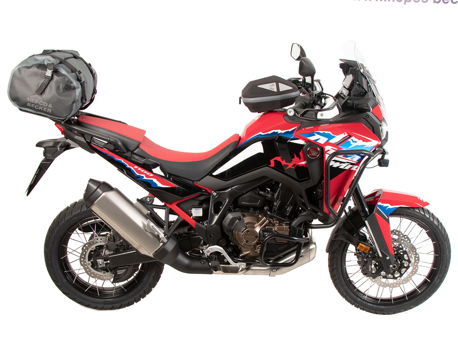 Bagagerekverlenging zwart voor Honda CRF 1100 L Africa Twin (24-) Hepco & Becker