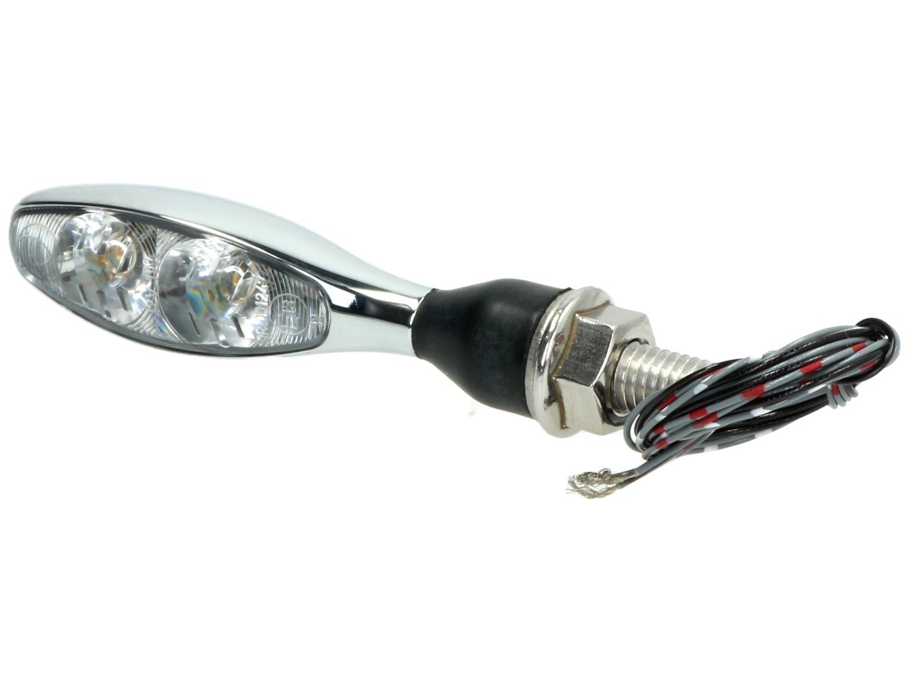 Kellermann knipperlicht, achterlicht en remlicht, Micro 1000 DF, staal, LED, HL/HR, 12 V, glanzend chroom
