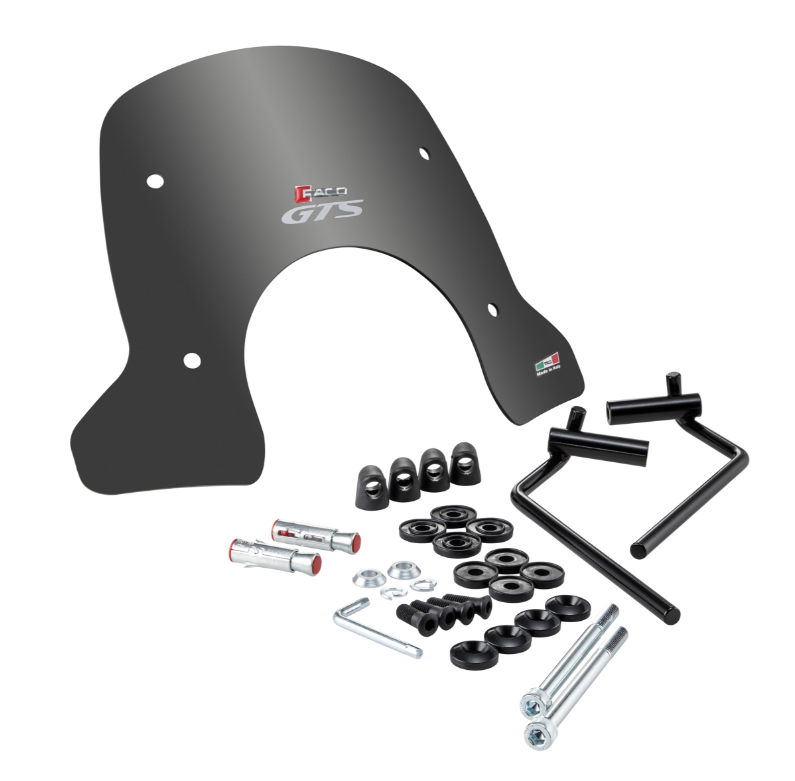 FACO windscherm voor Vespa GTS /GTS Super 125/300cc (`23-), getint