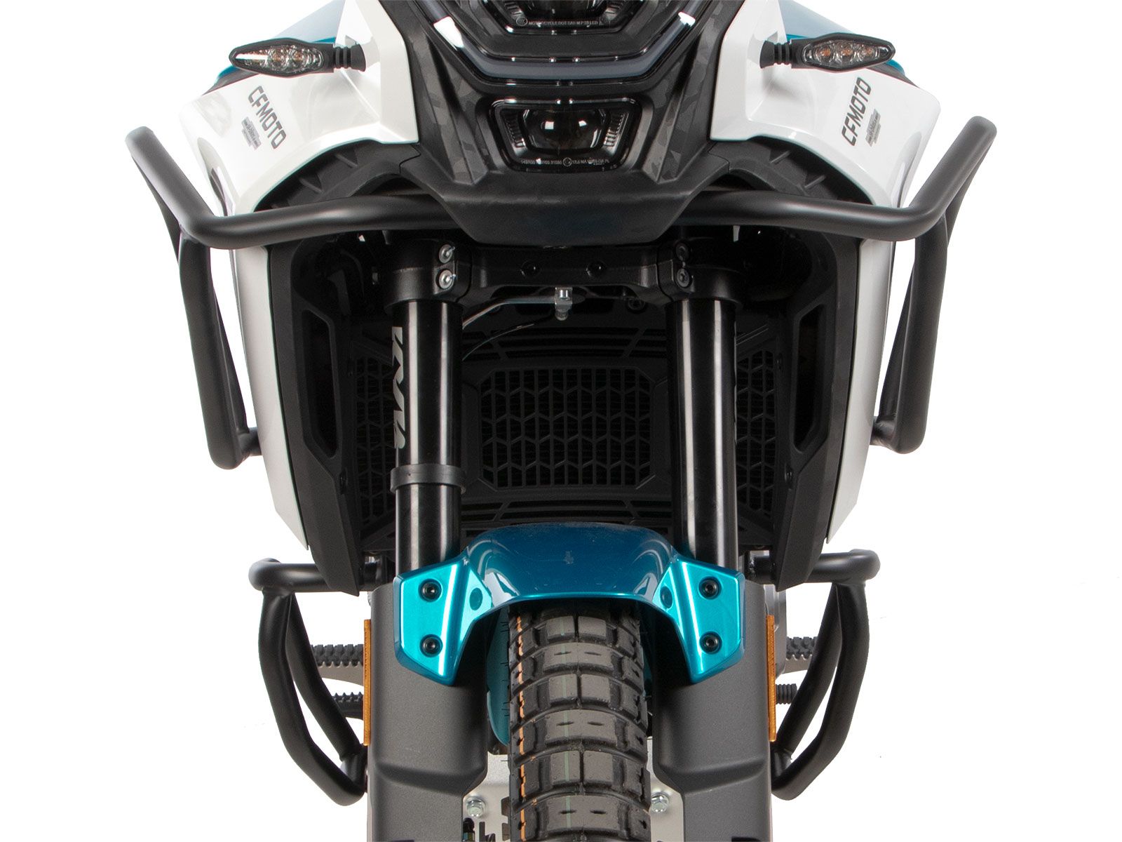 Motorbeschermer zwart voor CFMoto 450 MT (24-) Hepco & Becker