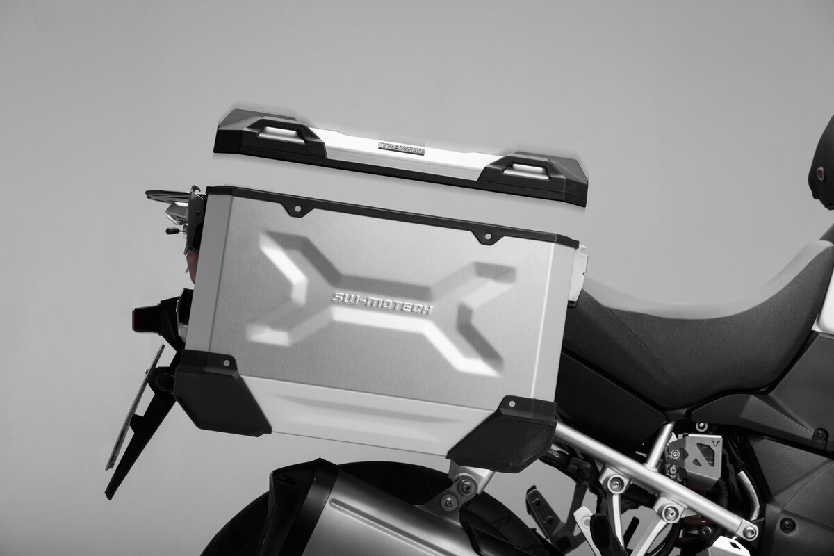 SW-Motech TRAX ADV M aluminium koffer 37L zilver, rechts voor Honda XL 750 Transalp (23-) SW Motech