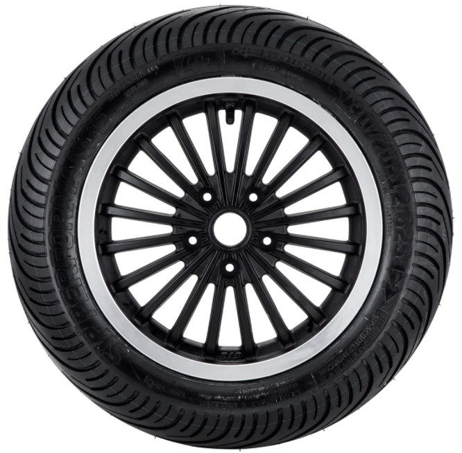 Compleet achterwiel 130/70-12 62S TL voor Vespa GTS/GTS Super/GTV/GT 60/GT/GT L