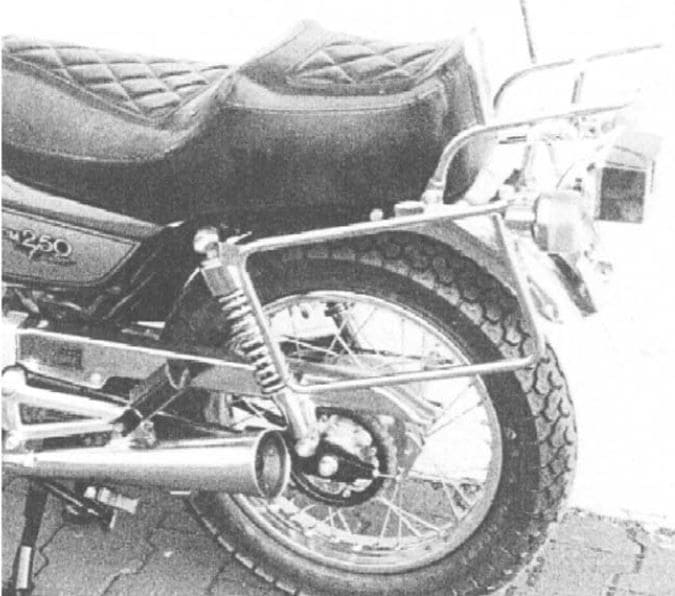 Buisvormige bagagedrager topkoffer en zijkoffer voor Honda CM 250 C/T (82-84)