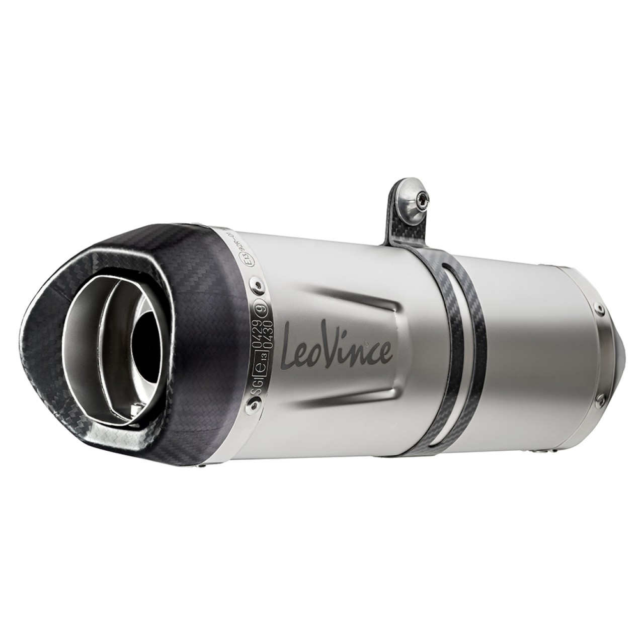 LeoVince compleet systeem LV One Evo voor Kawasaki Ninja /Versys /Z 650, zilver, E-approval