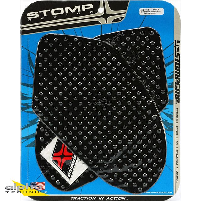 Stompgrip zwart Volcano voor Honda CBR600F (Sport) / VFR800 (02-13)