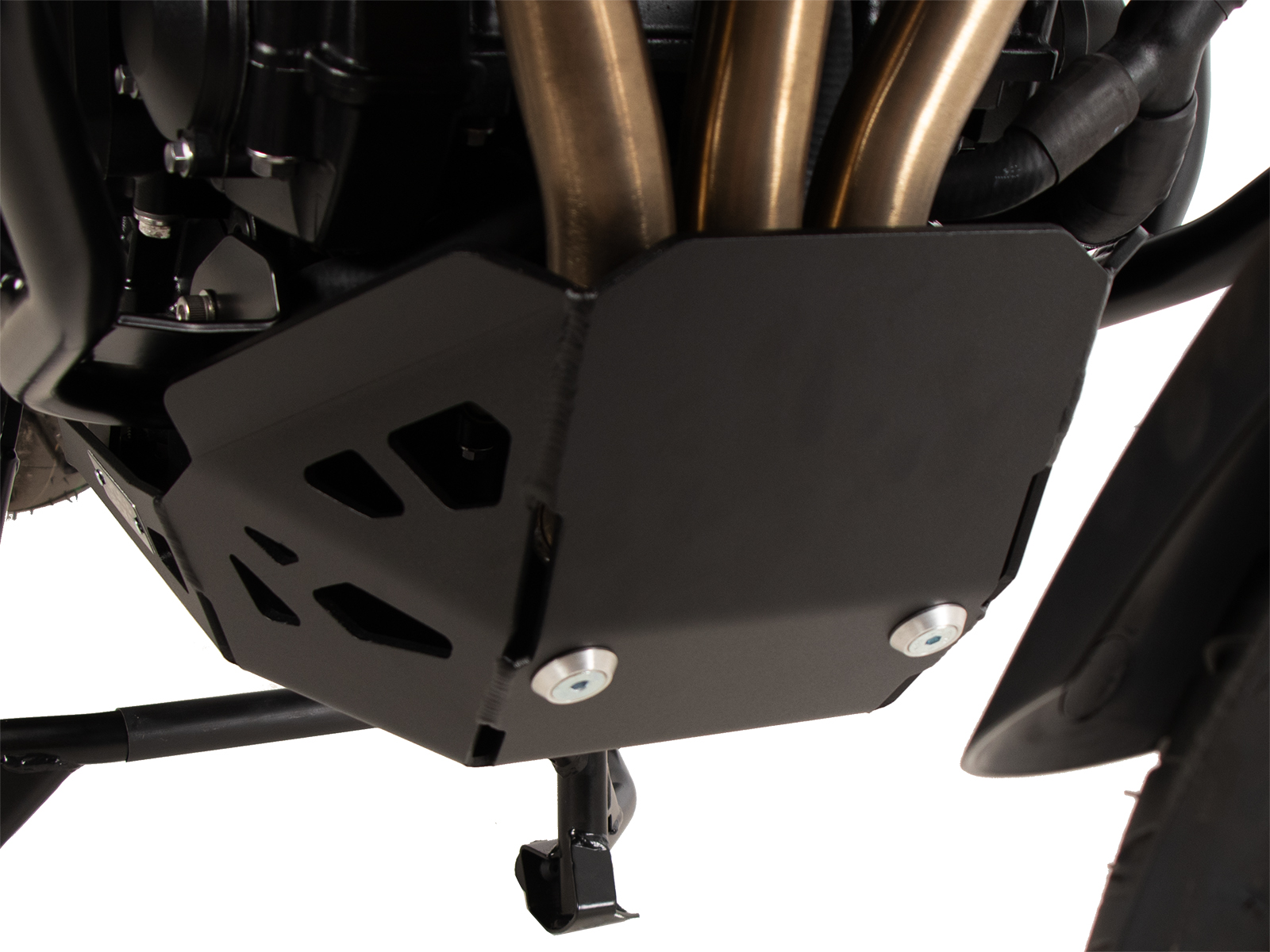 Motorbeschermplaat zwart voor Triumph Tiger 900 Rally Pro (24-) Hepco & Becker