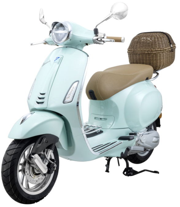 Richtingaanwijzerset links/rechts voor Vespa Primavera/Sprint 50cc 2T/4T, blank
