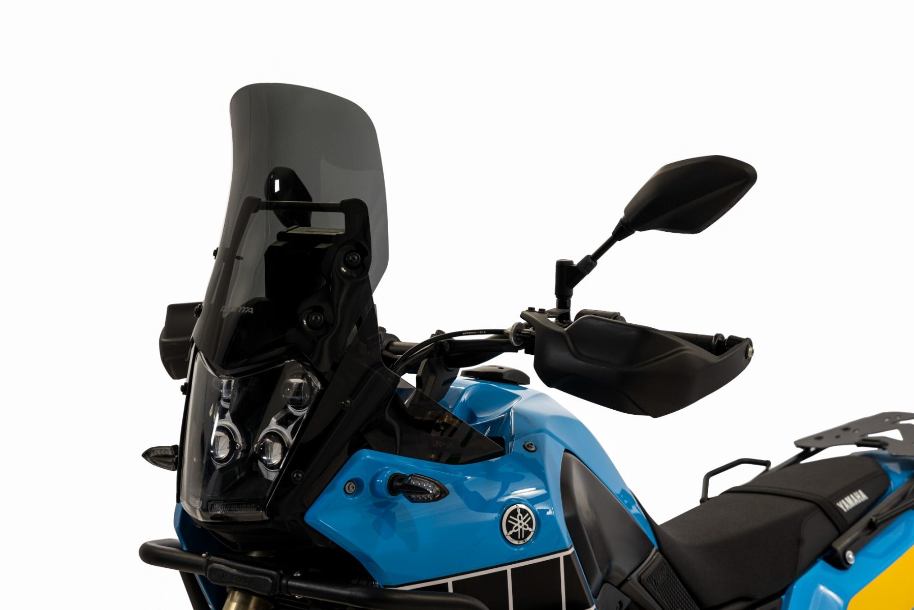 Rally windscherm zwart mat voor Yamaha Ténéré 700 (19-24)