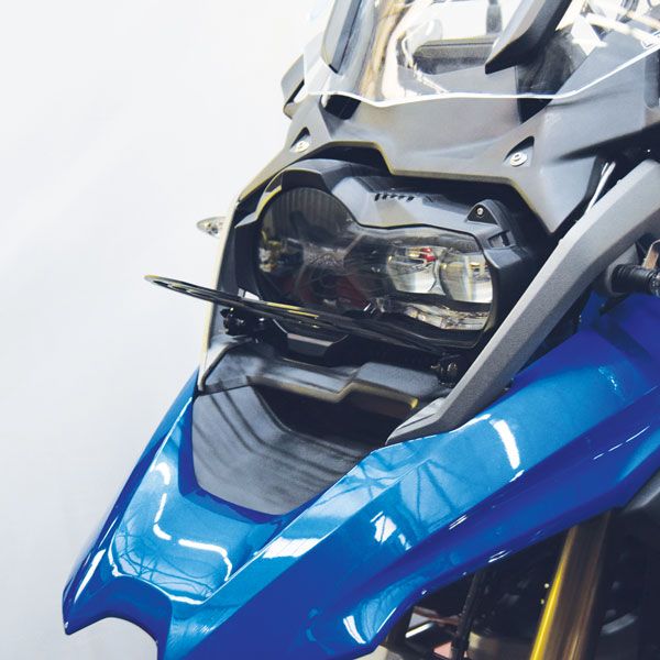 Koplampbeschermrooster voor BMW R 1200 GS LC /Rallye, R 1250 GS, zwart