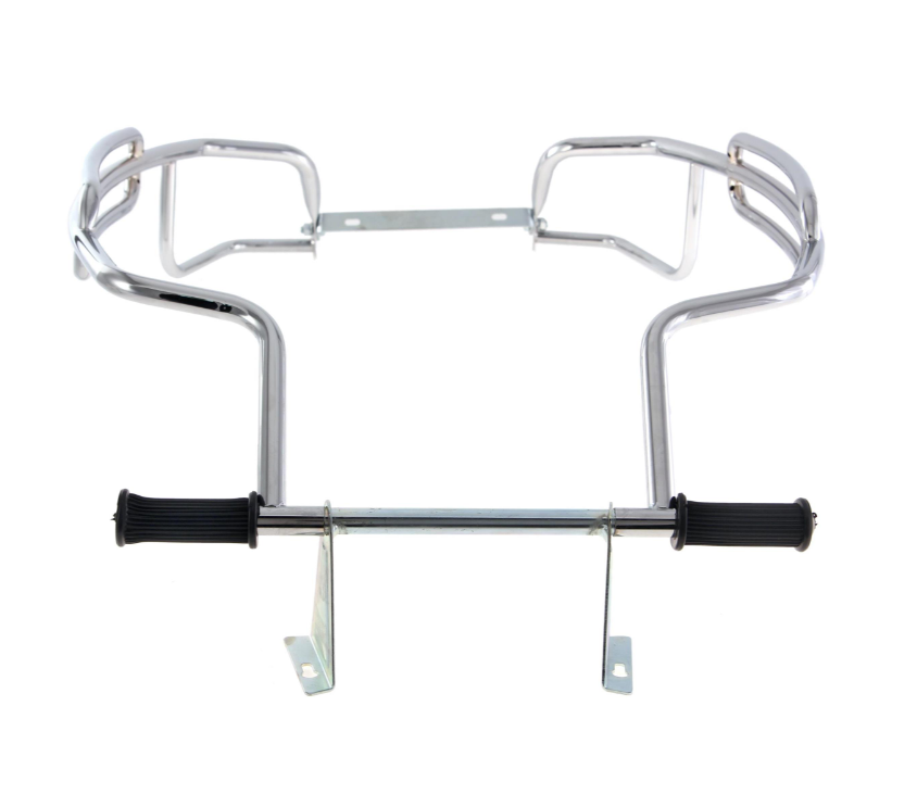 Crashbar zijafdekking voor Vespa PX 80-200cc, chroom