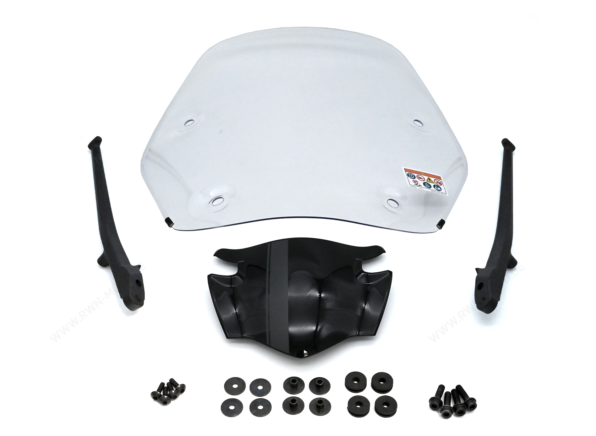 Hoge voorruit NH-C70* MAT ROCK GRAY voor Honda SH 150i (20-) Origineel
