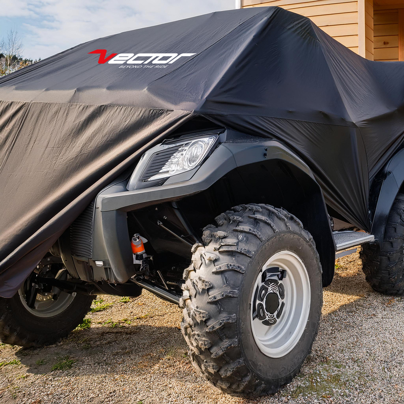 VECTOR Extern afdekzeil voor ATV/Quads - Zwart - L