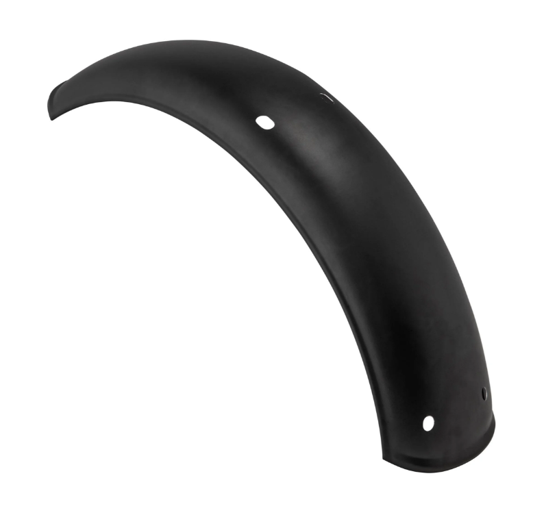 Spatbord 2.0 Garelli zonder beugel voor Vespa PX 80-200cc, metaal zwart mat