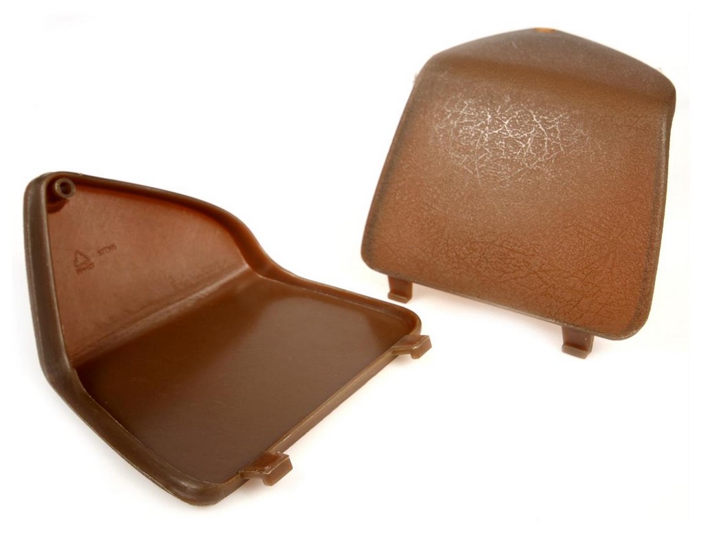 Bagageruimteafdekking links/rechts voor Vespa GTS/GTS Super/GTV/GT 125-300cc, tabaksbruin