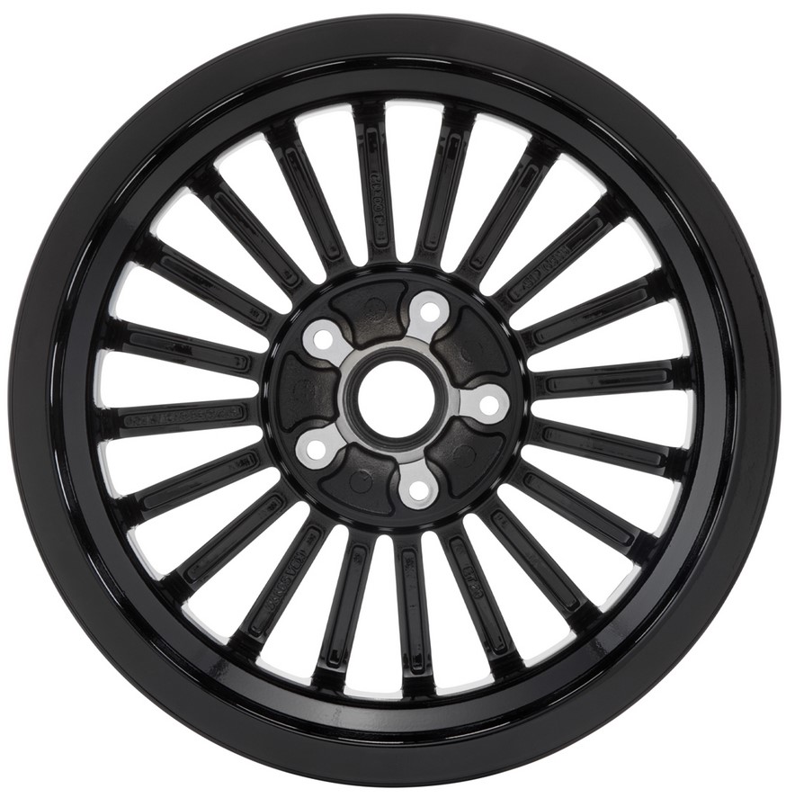 Velg voor/achter voor Vespa GTS/GTS Super/GTV/GT 60/GT/GT L 125-300ccm, zwart glanzend