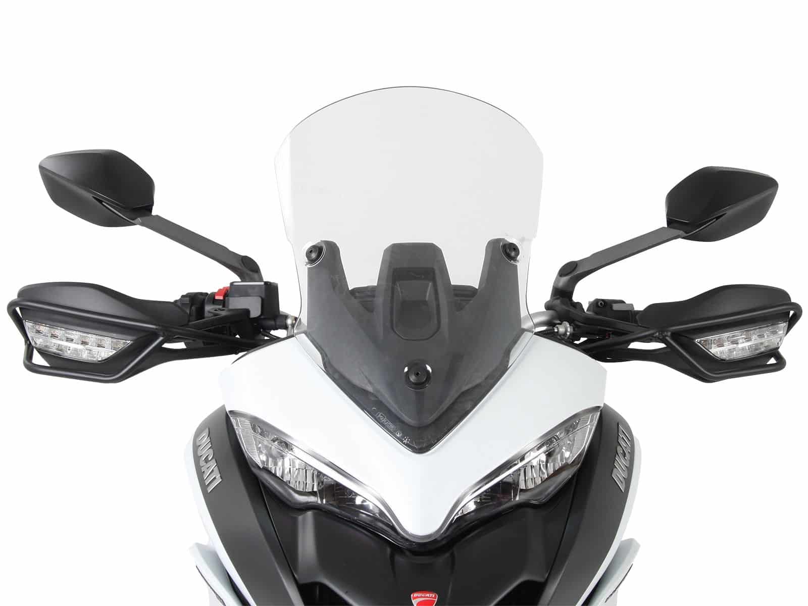 Stuurbeschermerset zwart voor Ducati Multistrada 1200 Enduro (16-18) Hepco & Becker