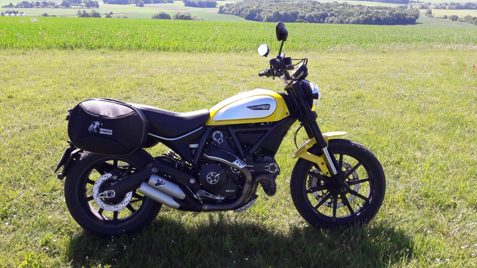 C-Bow zijdrager zwart voor Ducati Scrambler 800 (15-18) Hepco & Becker