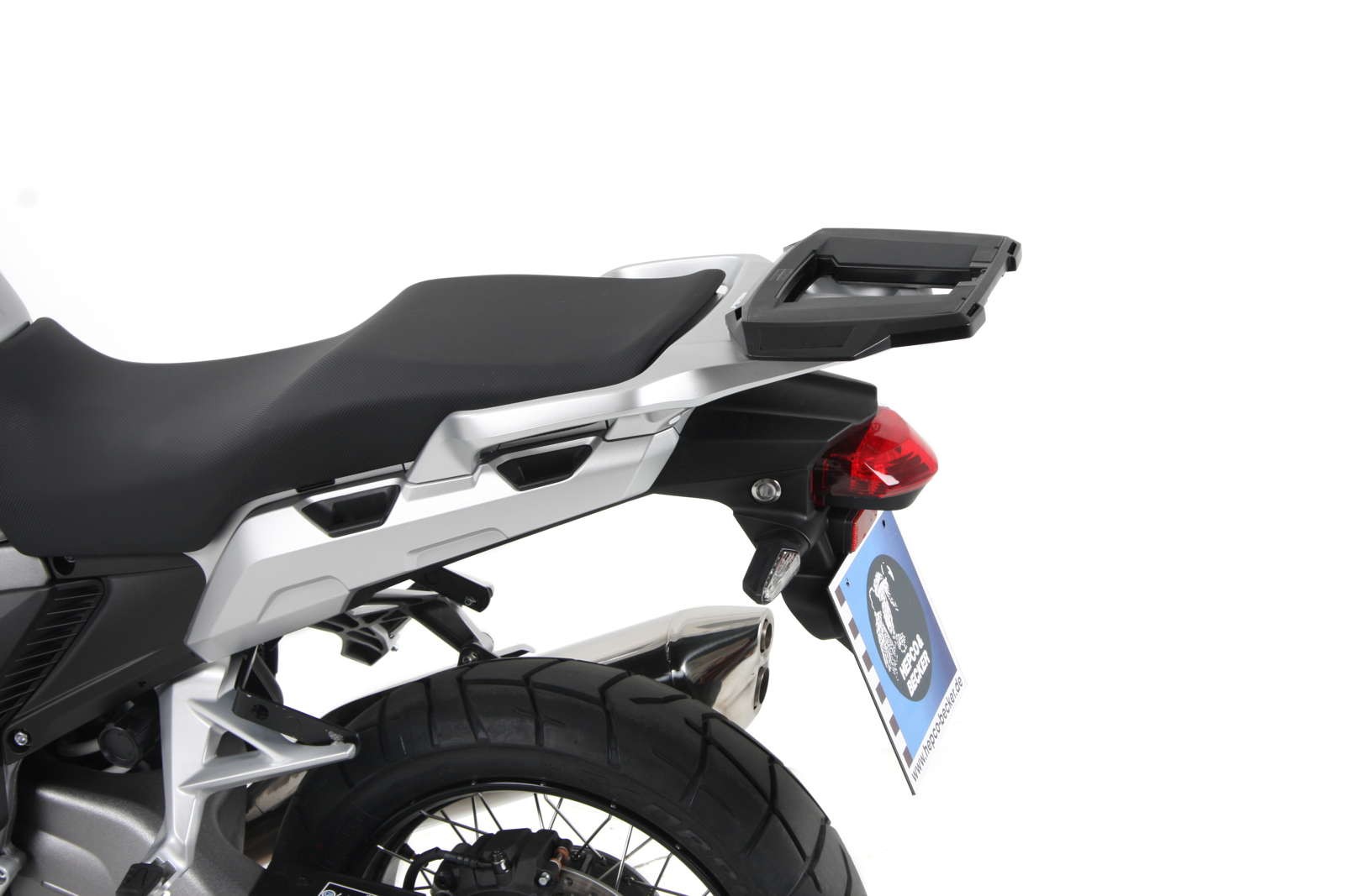Alurack topkofferdrager zwart voor Honda VFR 1200 X Crosstourer (12-20) Hepco & Becker