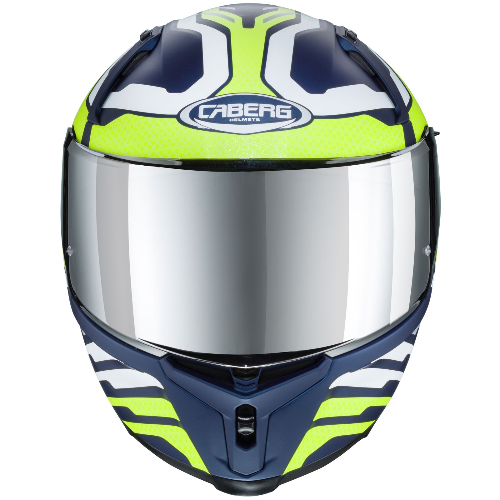 Caberg helm Avalon Forge, mat blauw/fluo geel-wit
