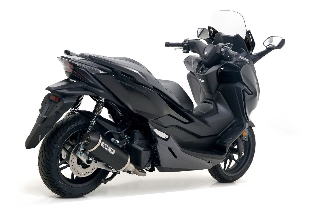 ARROW uitlaat DARK URBAN voor Honda Forza 125 (15-)