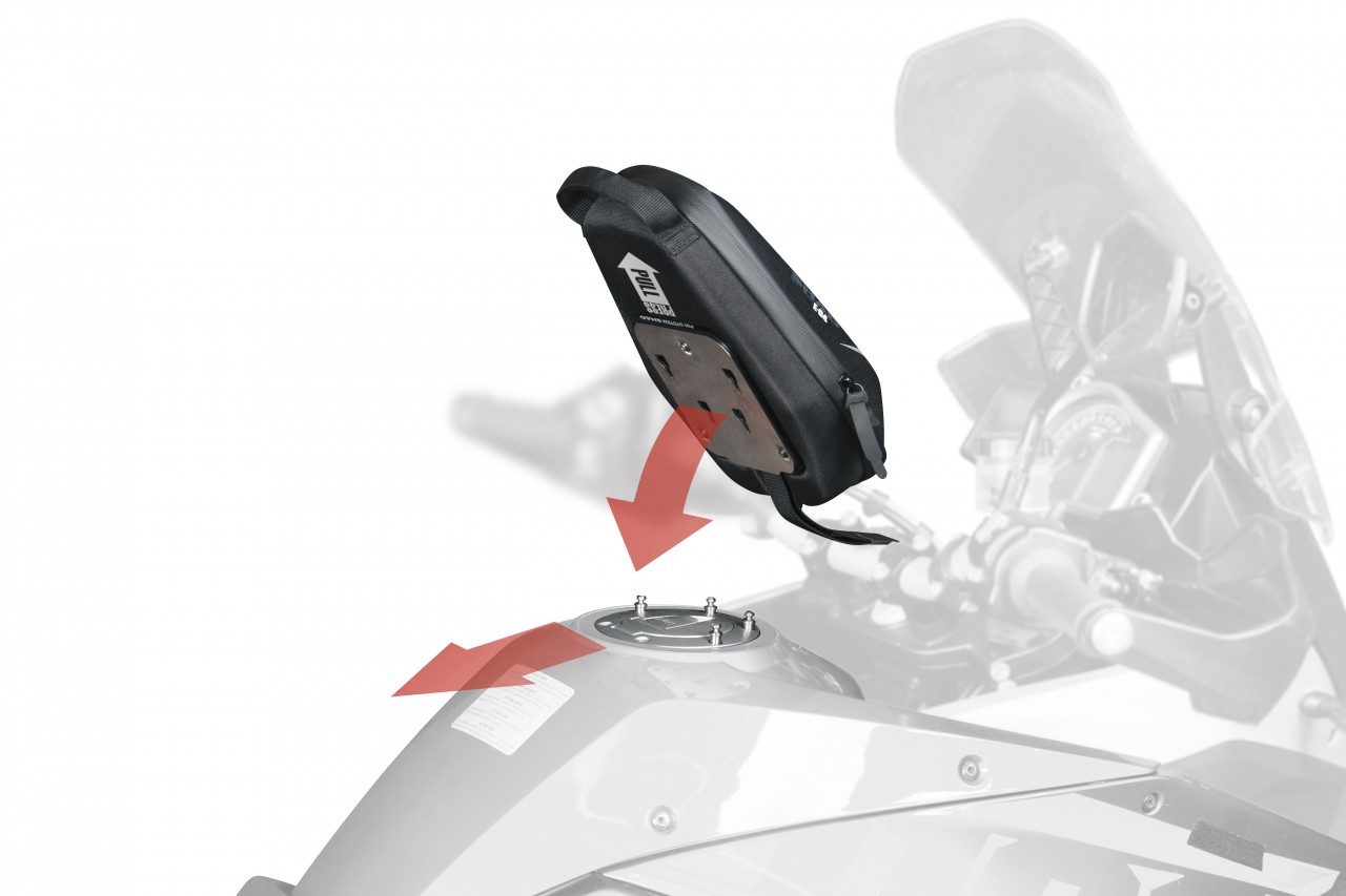 Shad base KTM Super Duke / Adv 1290 2021- voor tanktas met PIN systeem