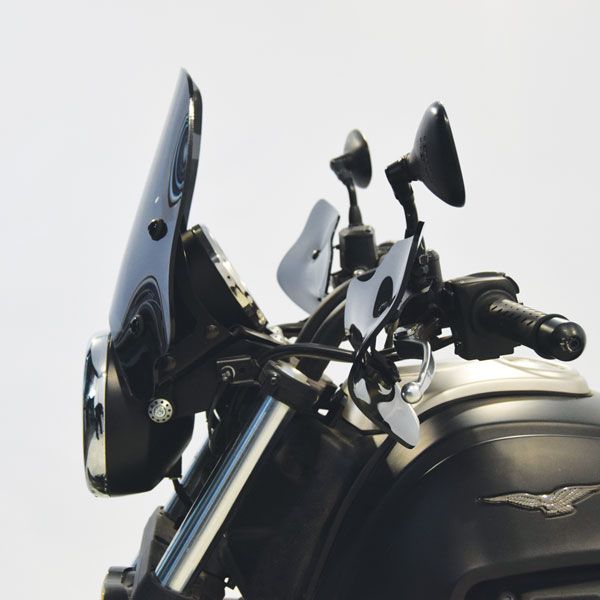 Klein windscherm zwaar getint voor Moto Guzzi Audace (17-20)
