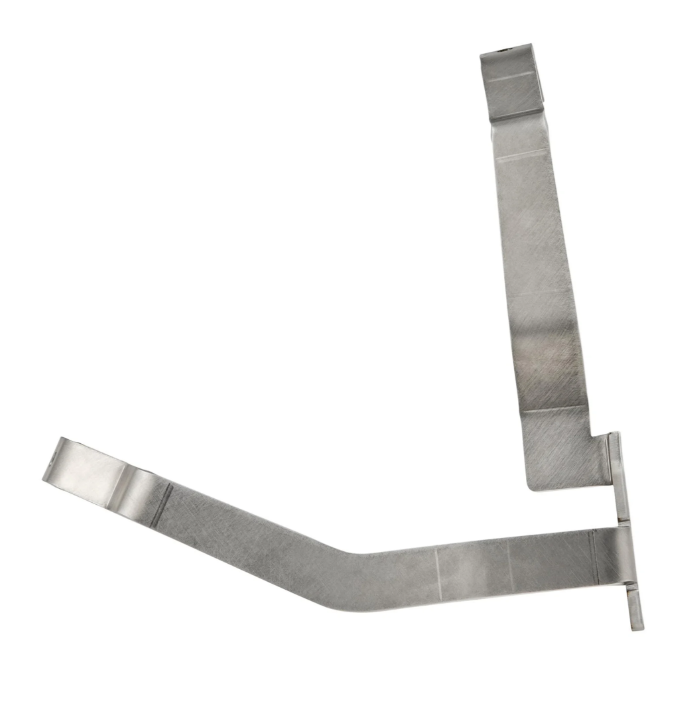 Houder spatbord 2.0 Garelli voor Vespa PX 80-200ccm, geborsteld roestvrij staal