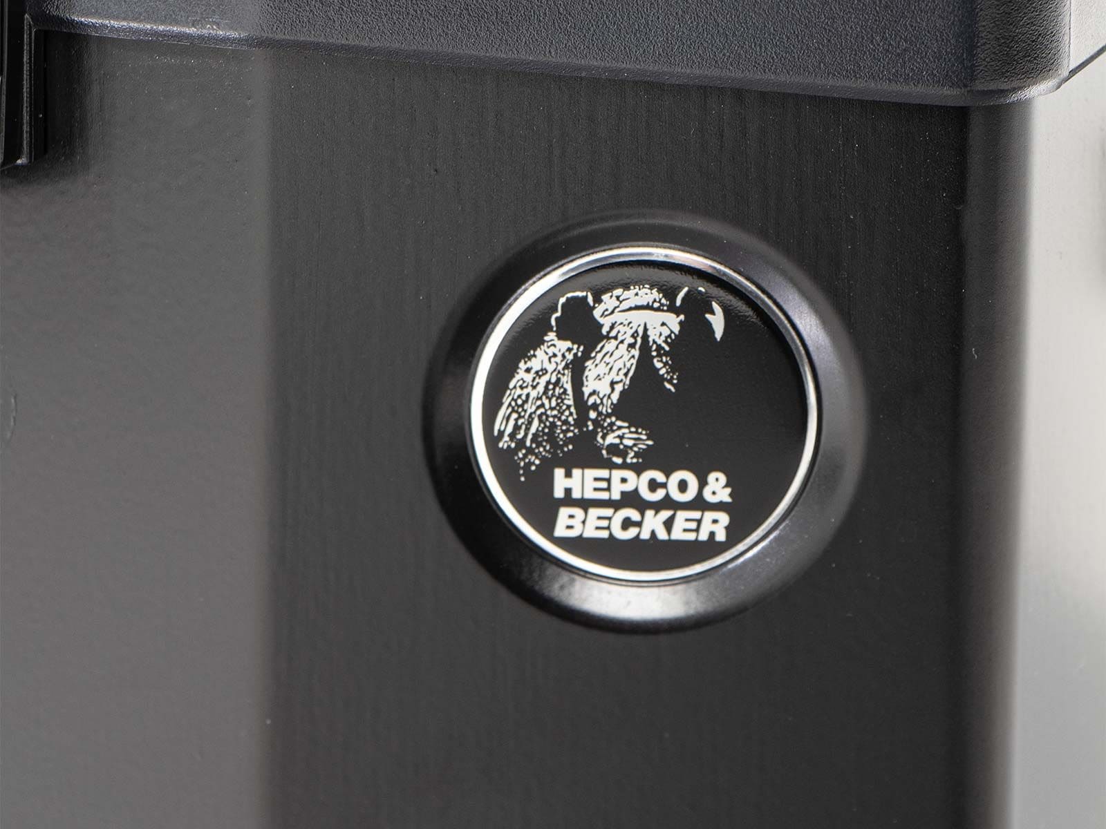 Aluminium topkoffer Xplorer 60 liter zwart Hepco & Becker