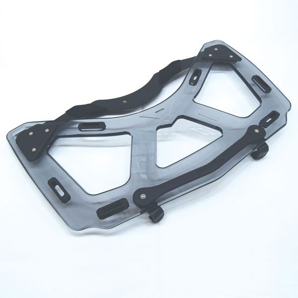 Bagagerek voor topkoffer BMW K 1600 GTL (10-22), PMMA, licht getint