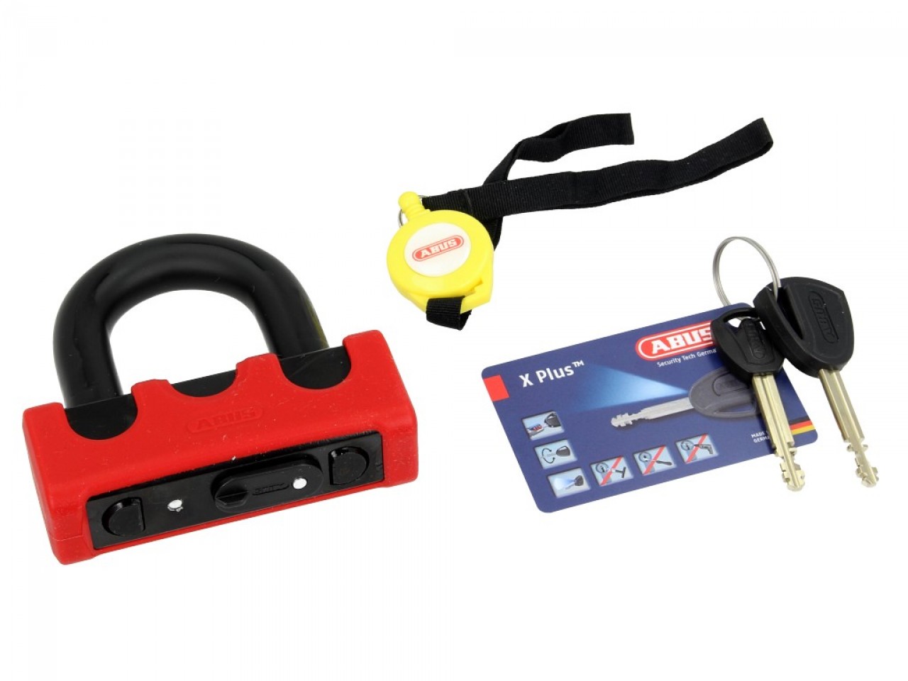 ABUS beugelslot Granit Power XS 67 voor motorfiets, scooter & Vespa
