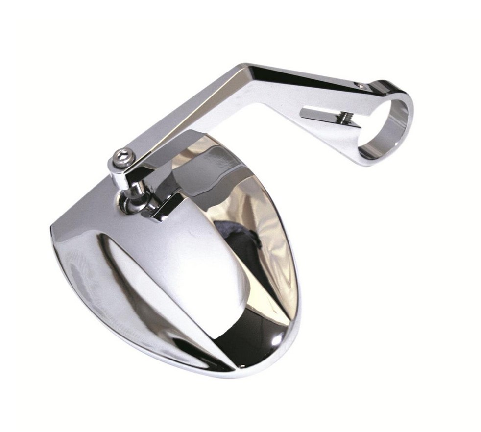 Stuurspiegel FERRARA 2 voor Vespa, links of rechts, chroom