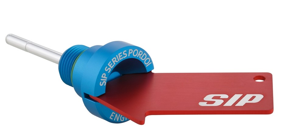 Olievulplug motorolie voor Vespa, blauw mat