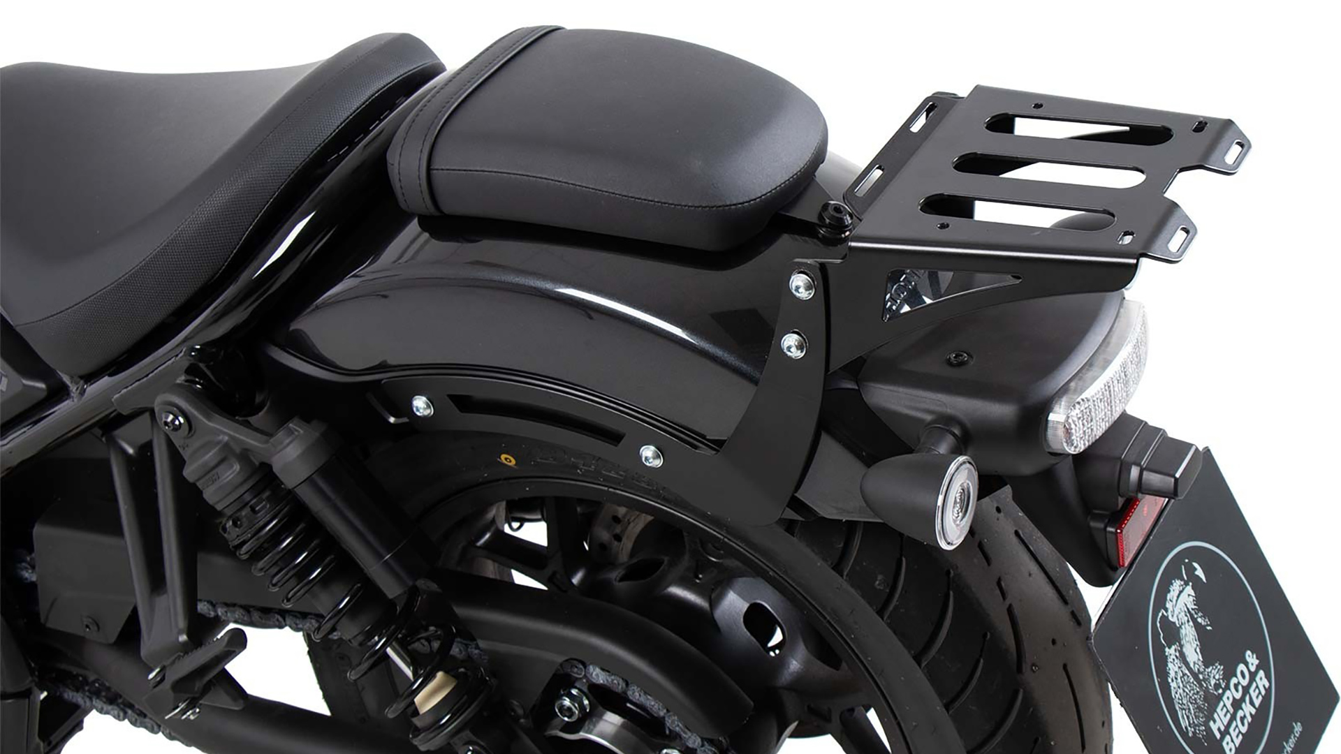 Minirack zachte bagagedrager zwart voor Honda CMX 1100 Rebel /DCT (21-24) Hepco & Becker