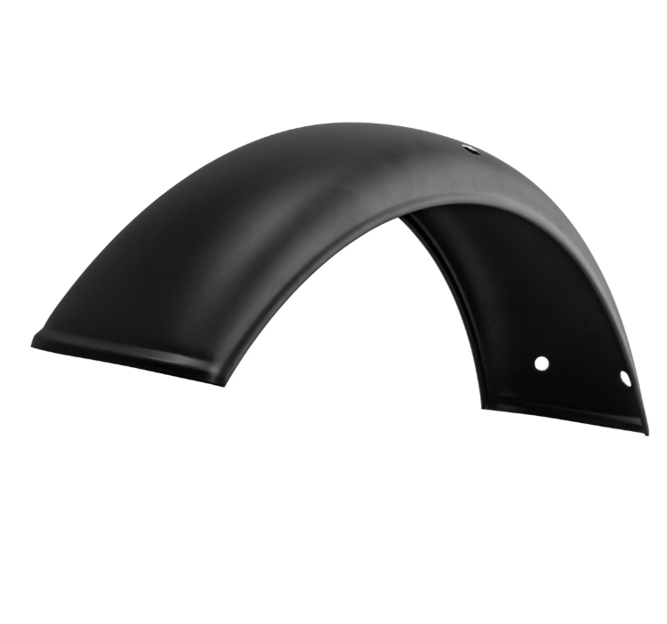 Spatbord 2.0 Garelli zonder beugel voor Vespa PX 80-200cc, metaal zwart mat