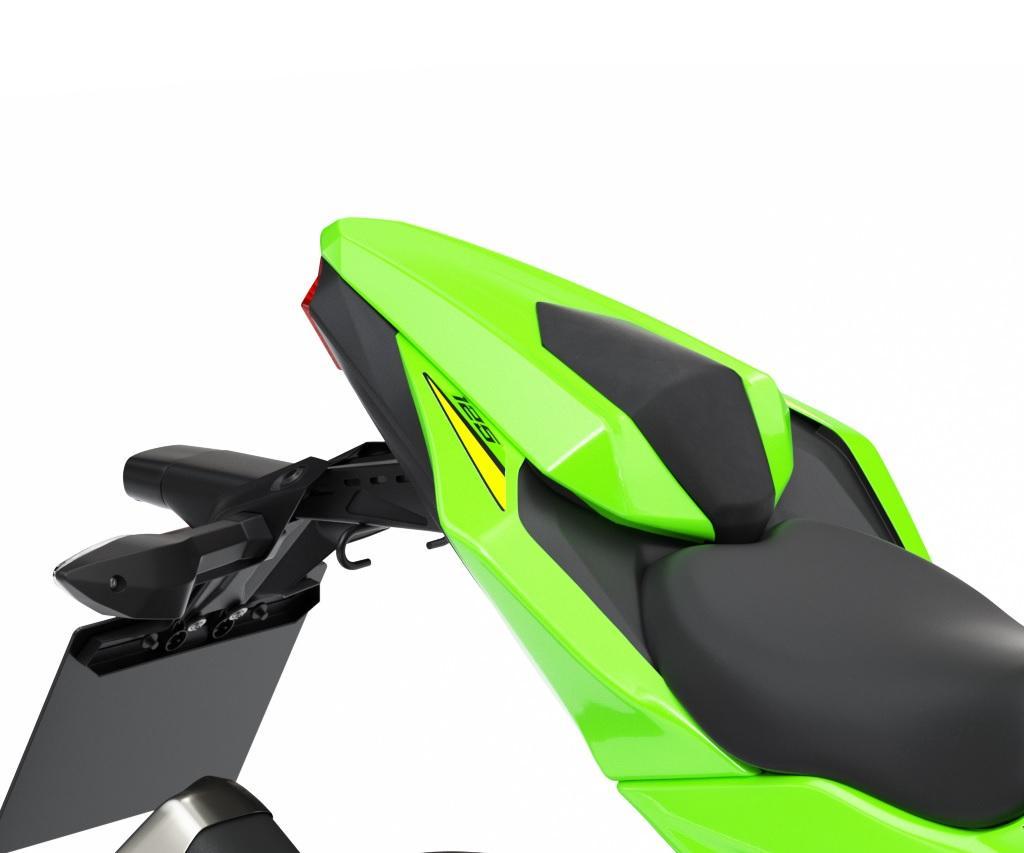 Kuipstoelhoes "777 GRN Lime Green" voor Kawasaki Ninja /Z 125