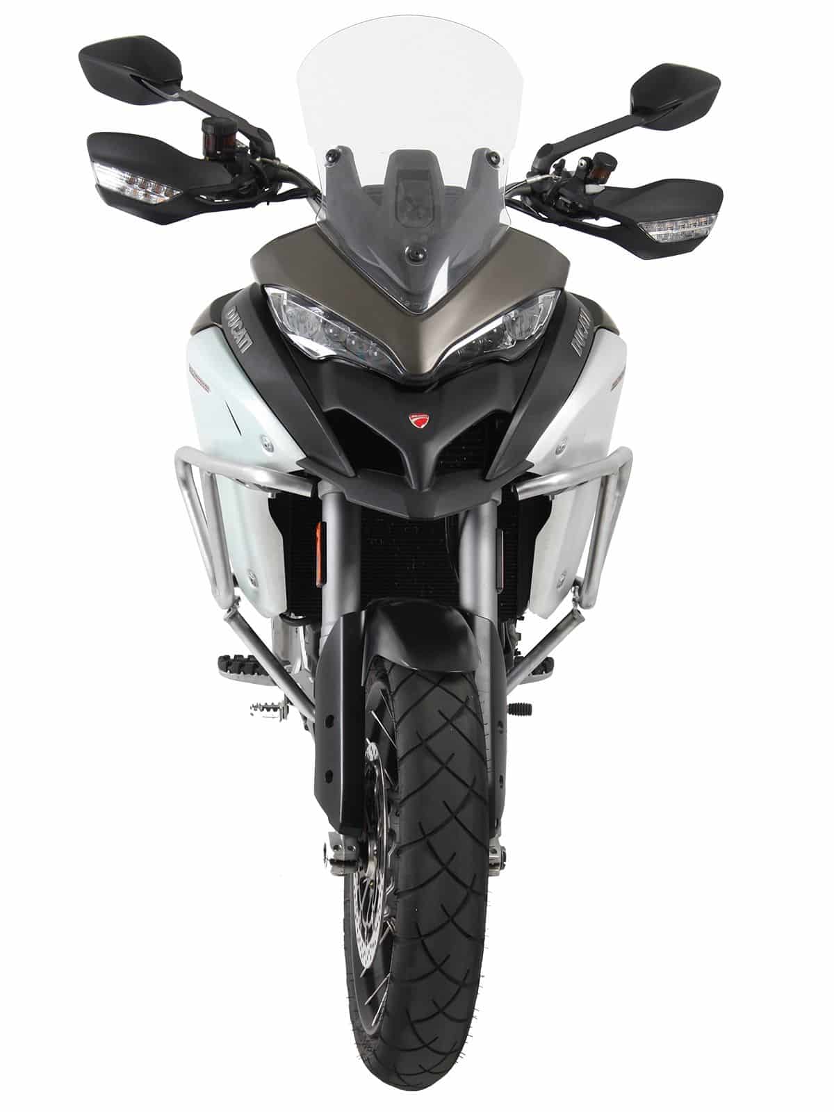 Roestvrijstalen tankbeschermer voor Ducati Multistrada 1200 Enduro (16-18) Hepco & Becker