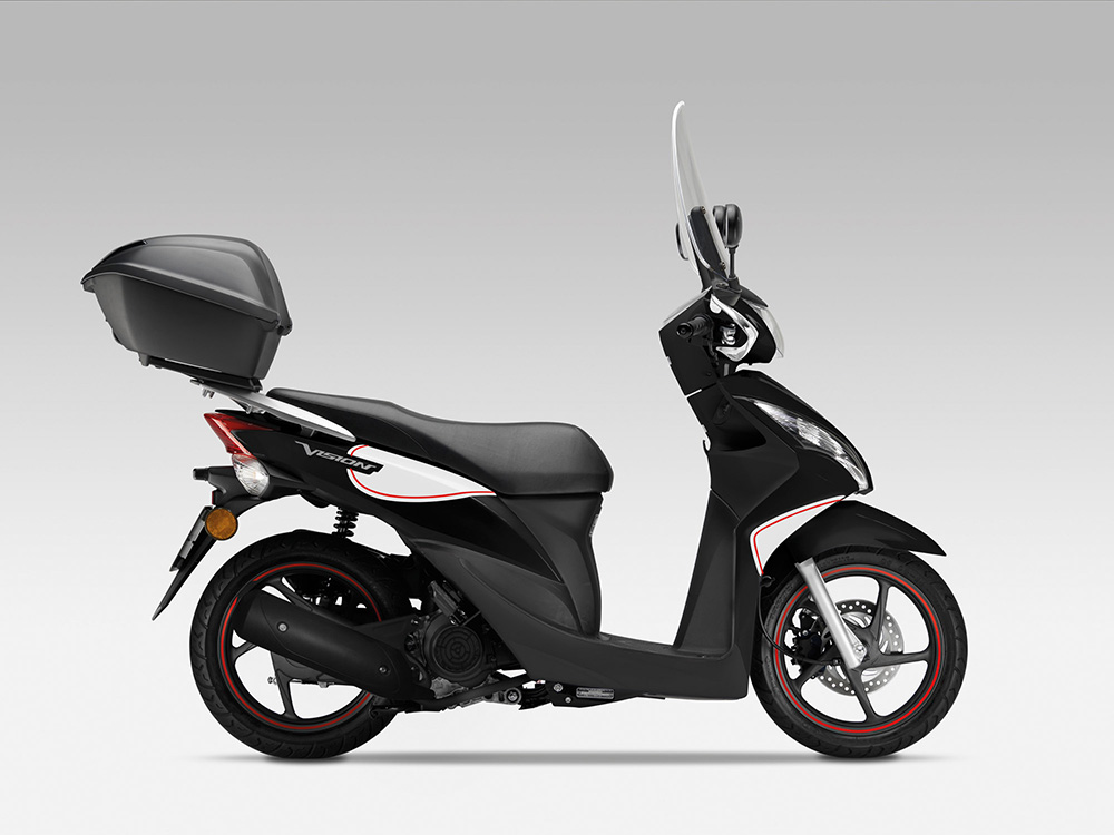 Originele Honda Vision50/ Vision110 stickerset "Sport" inclusief velgbedekking wit