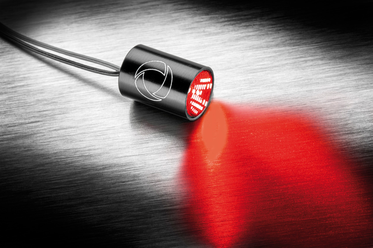 Kellermann achter- en remlicht, Atto RB Dark Integral, aluminium, LED, HL/HR 12 V, glanzend zwart