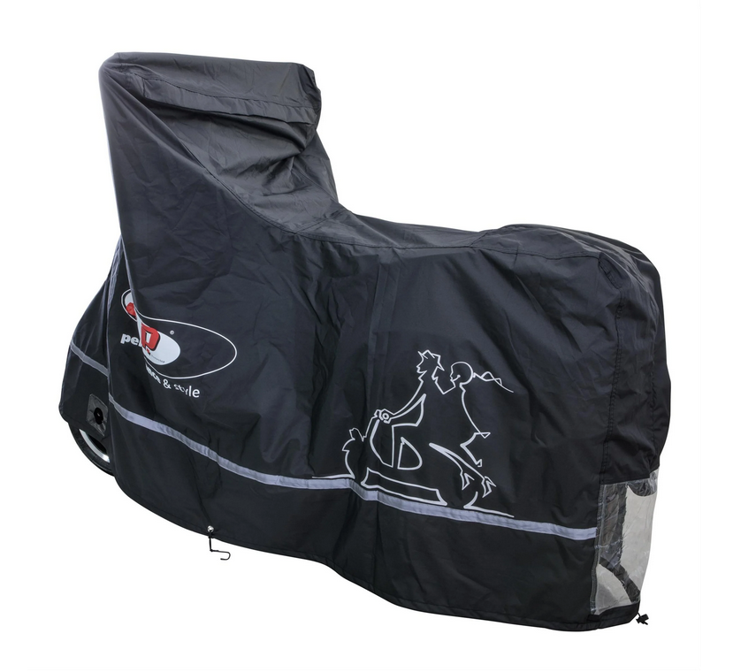 Vouwgarage Outdoor PREMIUM 2.0 voor Vespa GTS/GTV/GT, maat XL, zwart