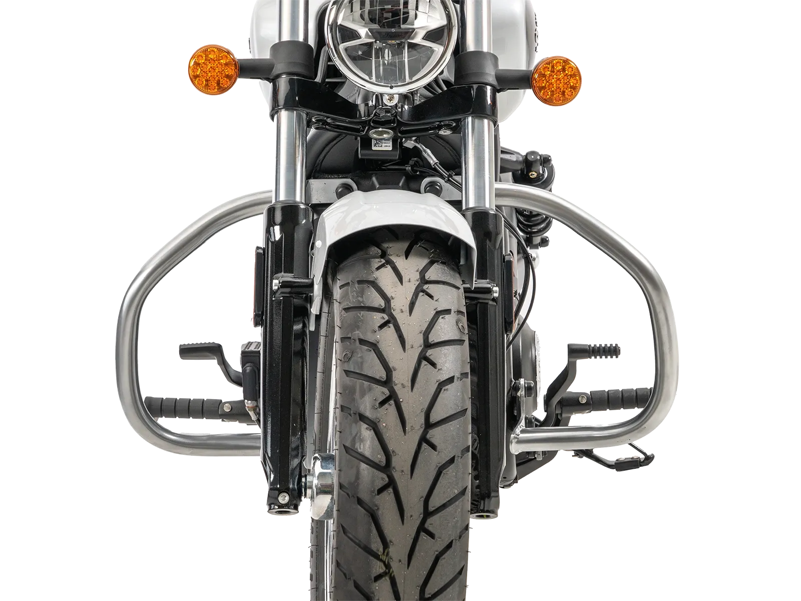 Chroom motorbeschermer voor Indian Scout Bobber 1250 (25-) Hepco & Becker