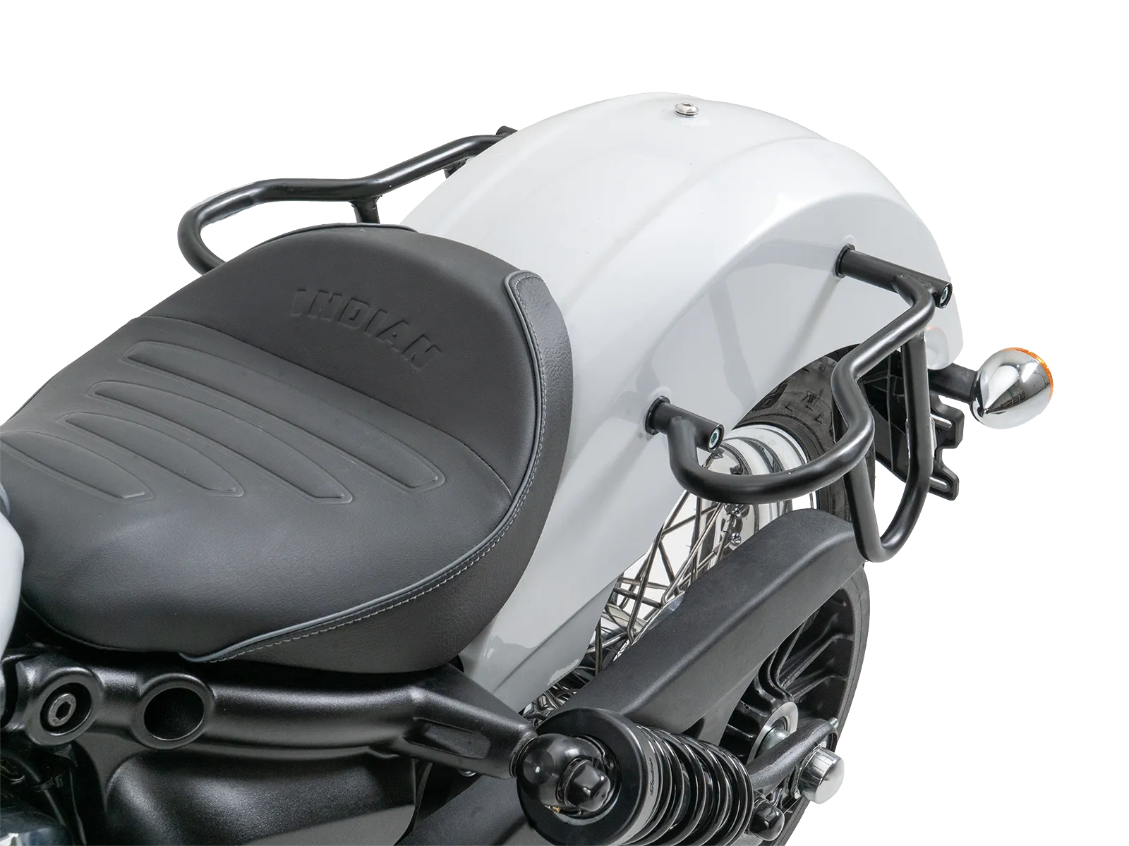 Kniptassenset bruin incl. houder voor Indian Scout Classic 1250 (25-) Hepco & Becker