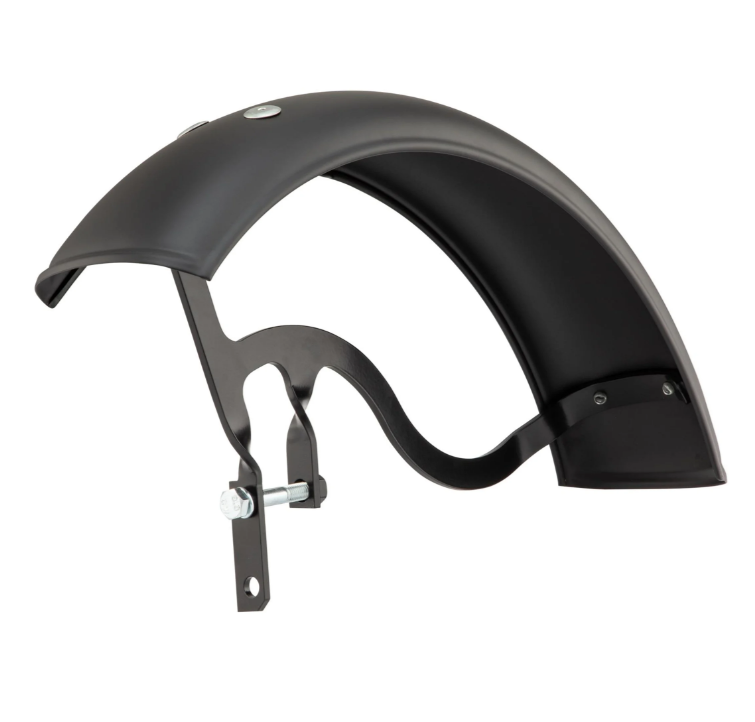 Spatbord Garelli voor Vespa PX 80-200ccm, metaal, mat zwart