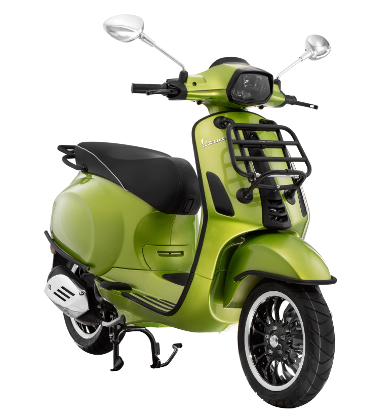 Crashbar zijafdekking voor Vespa Primavera/Sprint/Elettrica 50-150ccm, mat zwart