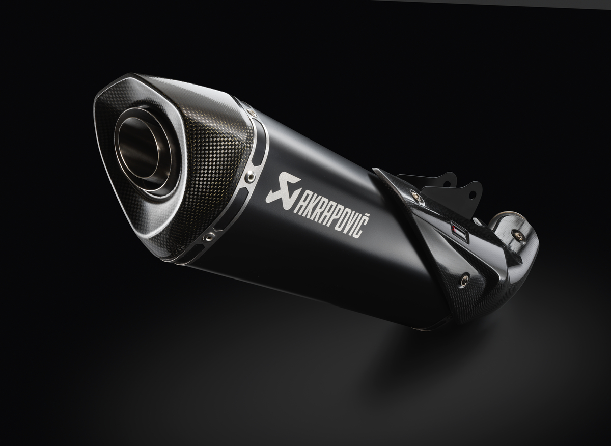Akrapovic Slip-On LINE uitlaatsysteem zwart voor KTM 890 Duke (Bj.20-)