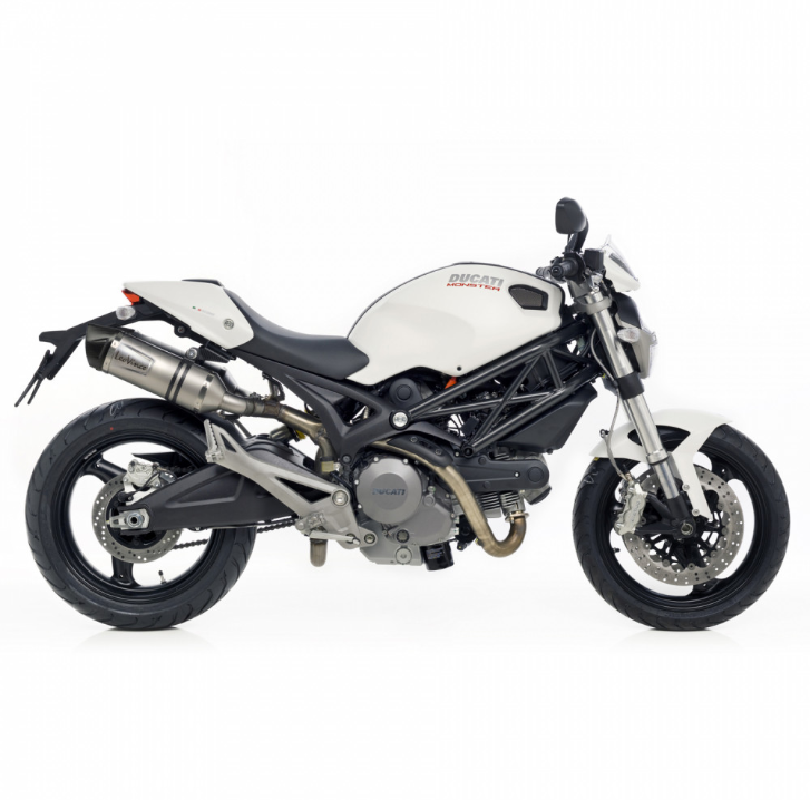 LeoVince uitlaatsysteem SBK LV One Evo 2, roestvrij staal, slip on voor Ducati Monster