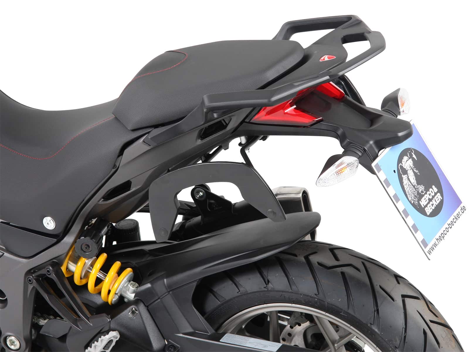 C-Bow zijdrager zwart voor Ducati Multistrada 950 /S (17-21) Hepco & Becker