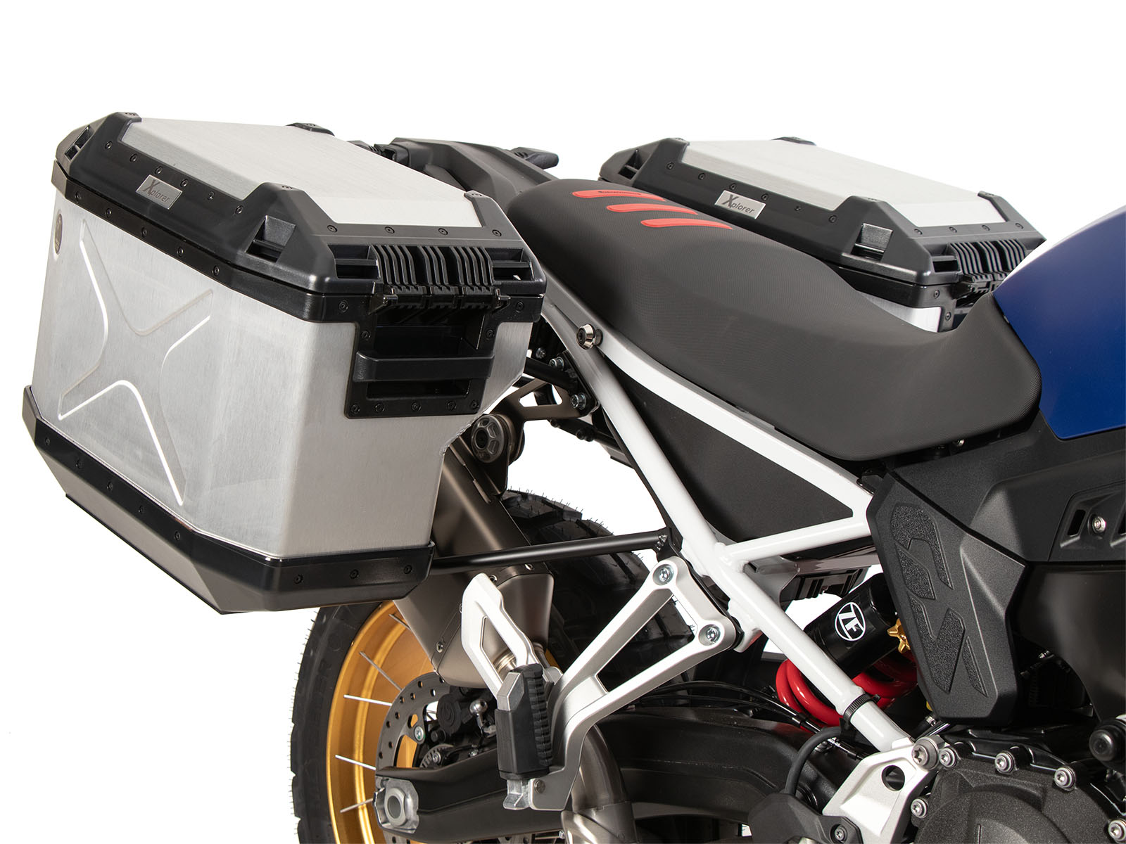 Zijkofferset zilver voor BMW F 900 GS (24-) Hepco & Becker