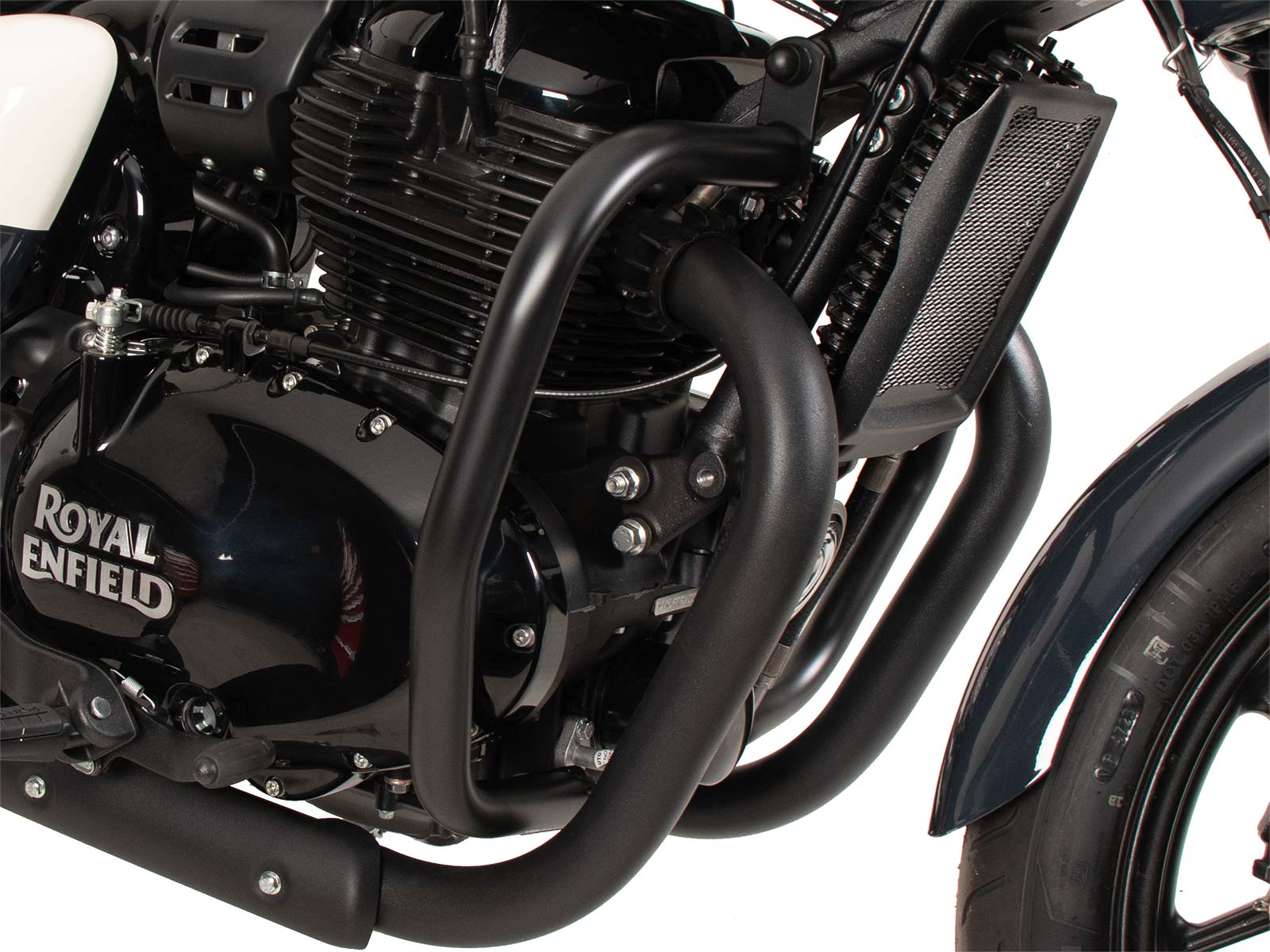 Motorbeschermer zwart voor Royal Enfield Shotgun 650 (24-) Hepco & Becker