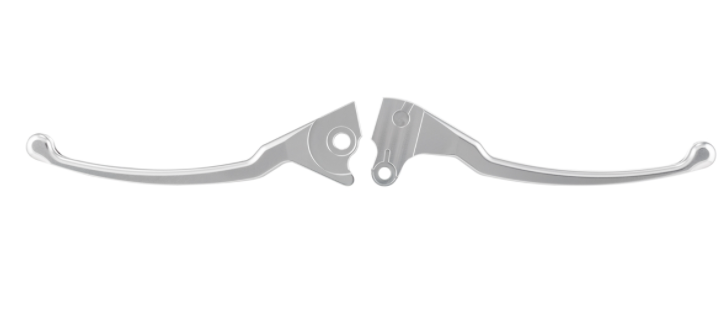 Sport hendelset rem links/rechts voor Vespa LX/LXV/S/Primavera/Sprint 50-150ccm, zilver