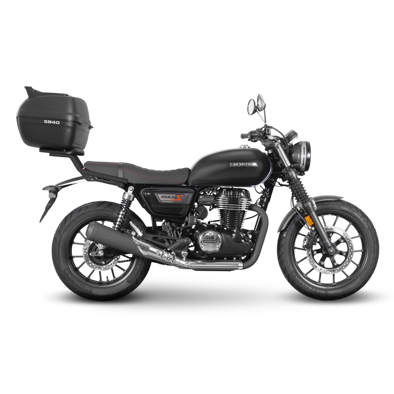 Shad-topkofferhouder, zwart gelakt, voor Honda GB 350 S (25-)